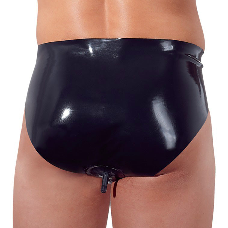 Latex Briefs with Anal Plug