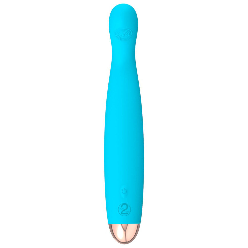 Cuties Silk Touch Rechargeable Mini Vibrator Blue