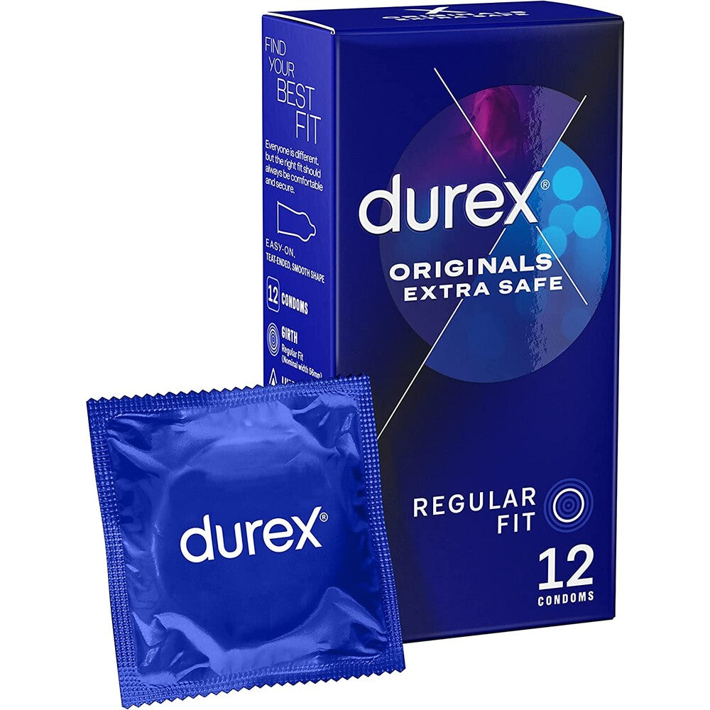 Durex Extra Safe Regular Fit Condoms 12 Pack