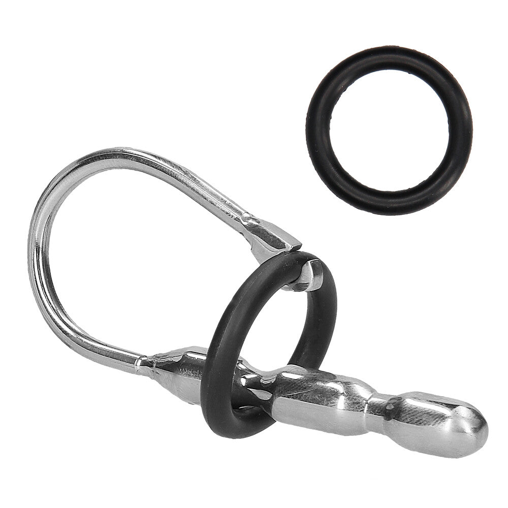 Ouch Urethral Sounding Stainless Steel Stretcher With Ring