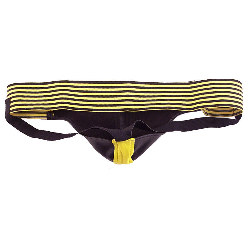 Rouge Garments Jock Black And Yellow