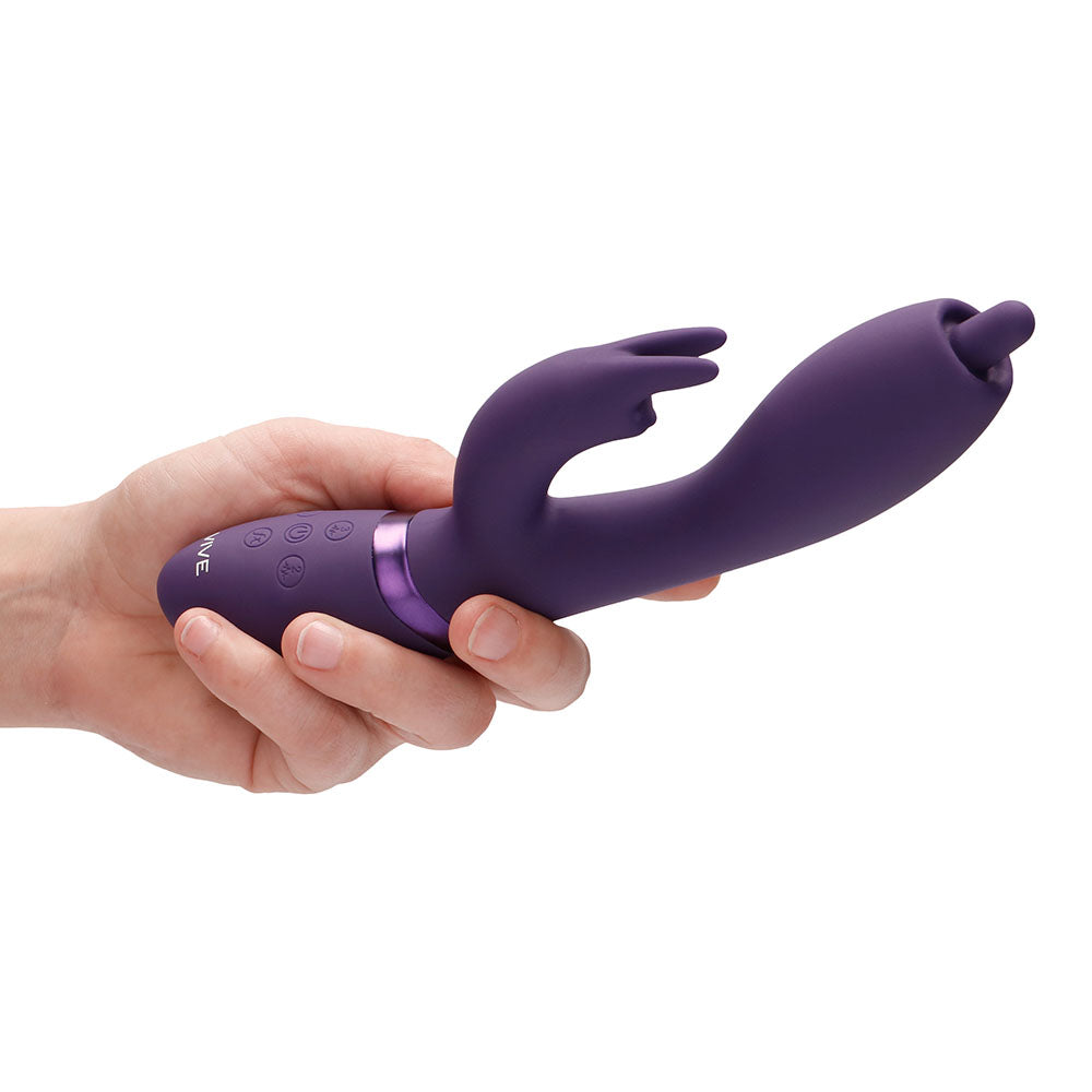 Vive Nilo Purple Pinpoint Rotating G Spot Rabbit